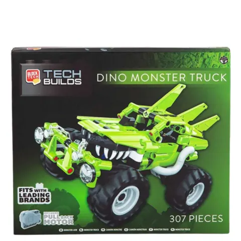 Block Tech Dino Monster Truck Tech Builds – 307 Pcs – image 1