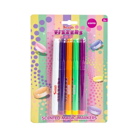 Swizzels Fizzers Scented Magic Markers 5 Pack – image 1