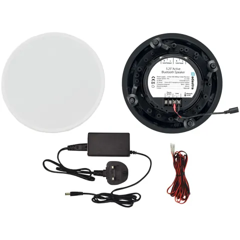 Adastra BCS52S actieve bluetooth plafondluidsprekerset 5,25 inch 2x15W – afbeelding 1