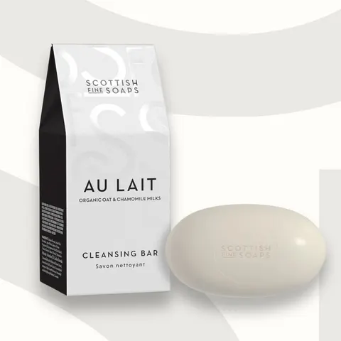 Scottish Fine Soaps Au Lait Bar Soap 100 g – image 1