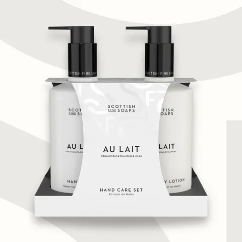 Scottish Fine Soaps Au Lait Hand Care Set – image 1