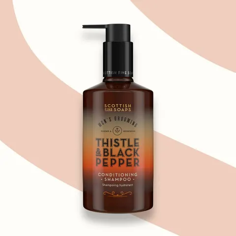 Scottish Fine Soaps Thistle & Black Pepper Conditioning Shampoo 300ml – image 1