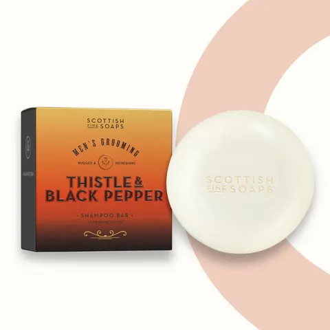Thistle & Black Pepper Shampoo Bar 100g – image 1