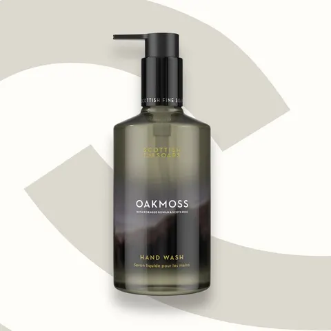 Scottish Fine Soaps Oakmoss Hand Wash 300ml Pump Bottle – image 1