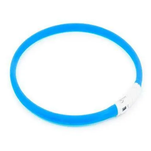 Ancol Rechargeable Flashing Band Blue 58cm – image 1