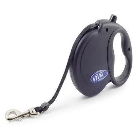 Ancol Viva Extendable Lead Black Medium Dog 30kg 5m – image 1