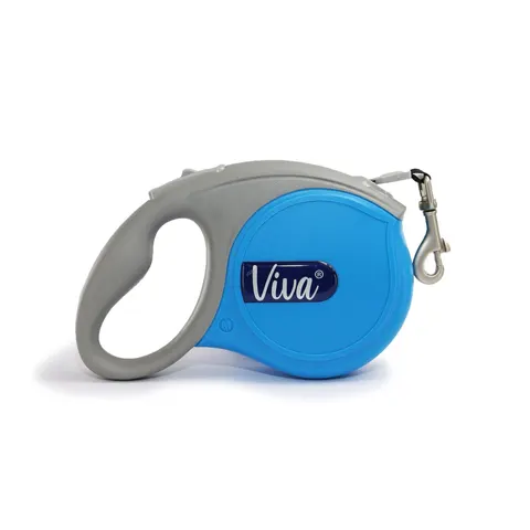 Ancol Viva Retractable Lead - Blue / M – image 1