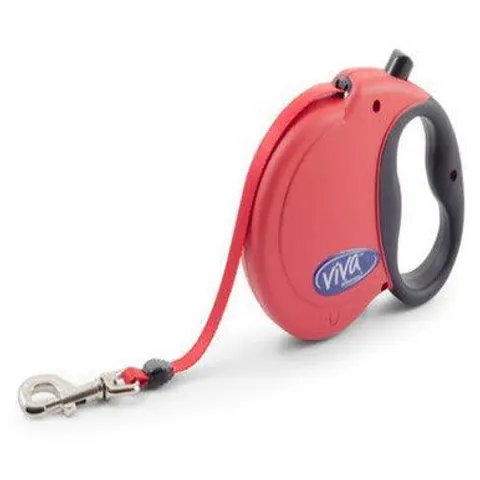 Ancol Viva Retractable Lead - Red / L – image 1