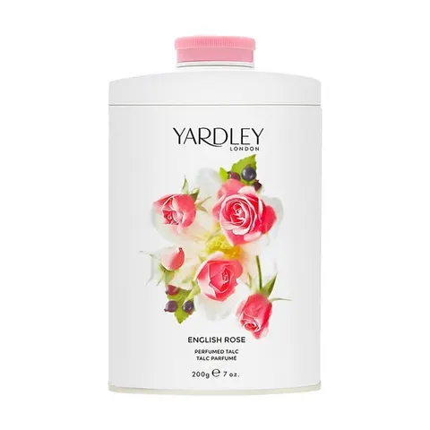 Yardley English Rose Perfumed Talc 200g – image 1