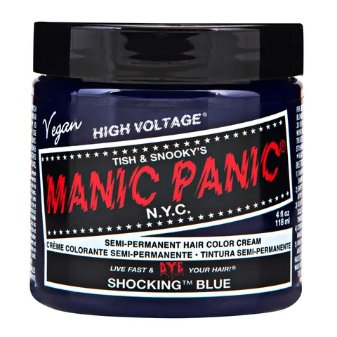 118ml Manic Panic Classic High Voltage Shocking Blue – Blå 118 – Bild 1