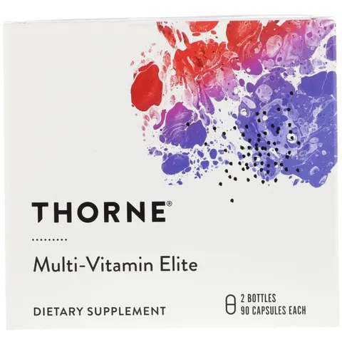 Thorne Research, Multi-Vitamin Elite, 2 Bottles, 90 Capsules Each – image 1