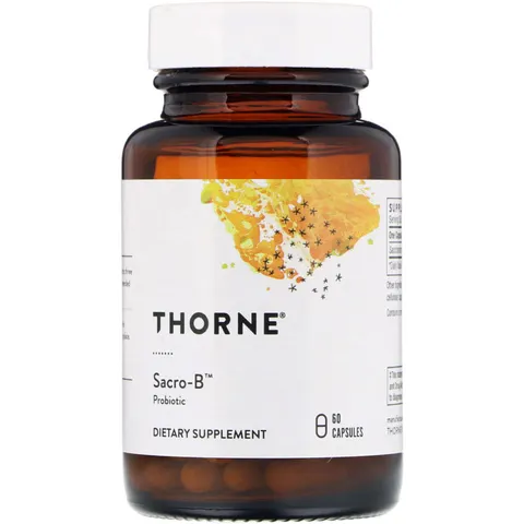 Thorne Research, Sacro-B, Probiotic, 60 Capsules – image 1