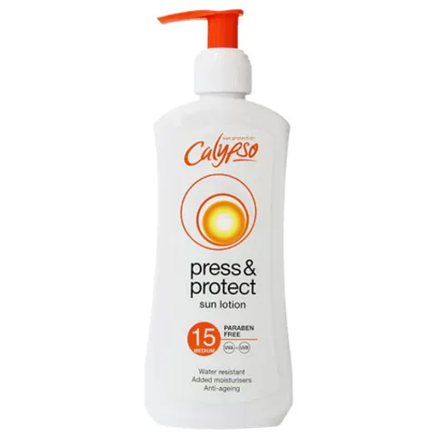 Calypso SPF 15 Sun Press & Protect Zonnelotion - 200 ml – afbeelding 1