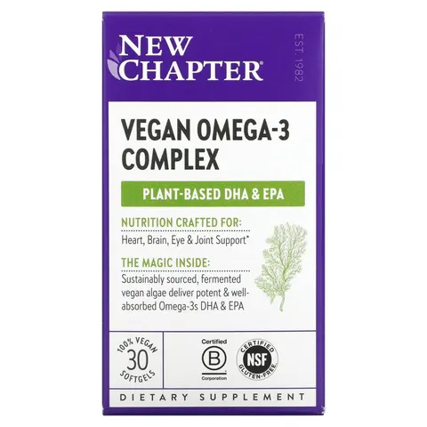 Chapter, Vegan Omega-3 Complex, 30 Softgels – image 1