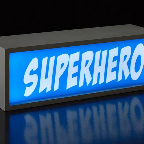 Superhero | LED Light Box – image 1