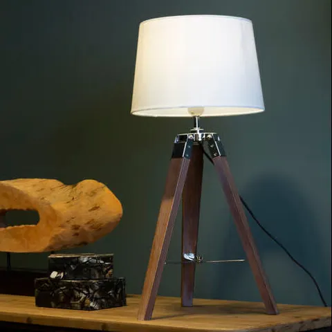 Brown Tripod Table Lamp | Bailey – image 1