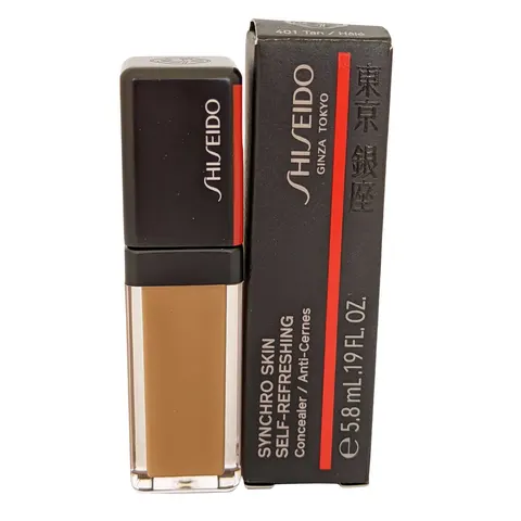 Shiseido Corrector Synchro Skin Self Refreshing de doble punta 6mL 401 Tan – imagen 1