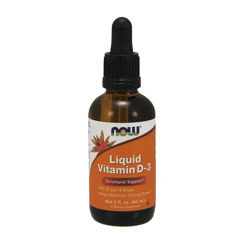NOW FOODS Liquid Vitamin D3 60ml – immagine 1