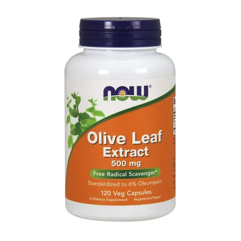 NOW Foods Olive Leaf Extract, 500mg, 120 vcaps – image 1