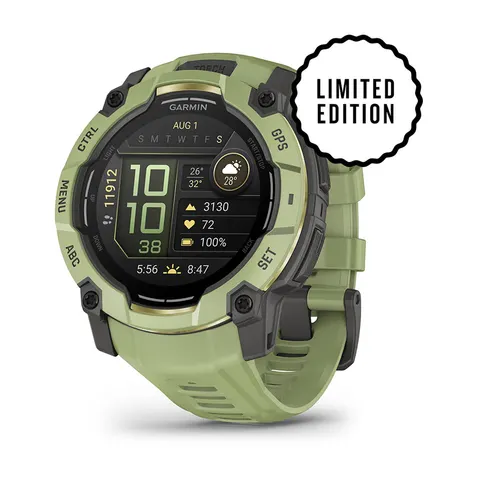 Garmin Instinct® 3 50mm AMOLED Grau Farngrün – Bild 1