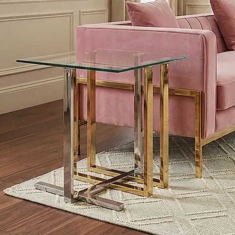 Alvea End Table Gold – image 1