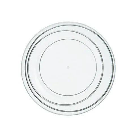 Clear Plastic Small Summer Plate – image 1