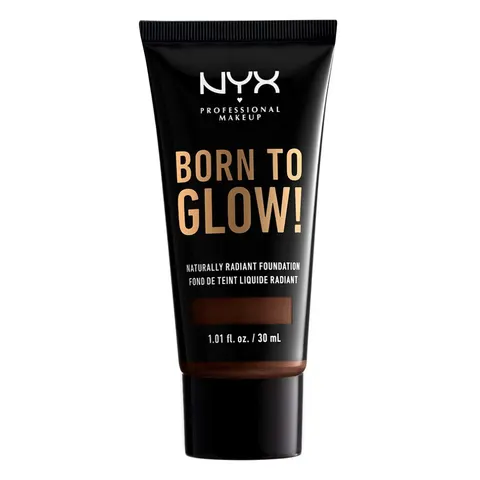 NYX Born To Glow Foundation Deep Ebony 25 – afbeelding 1