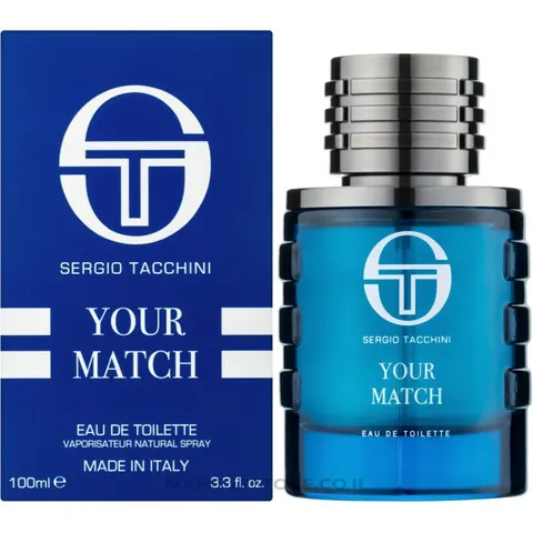 Herenparfum Sergio Tacchini EDT Your Match 100 ml – afbeelding 1