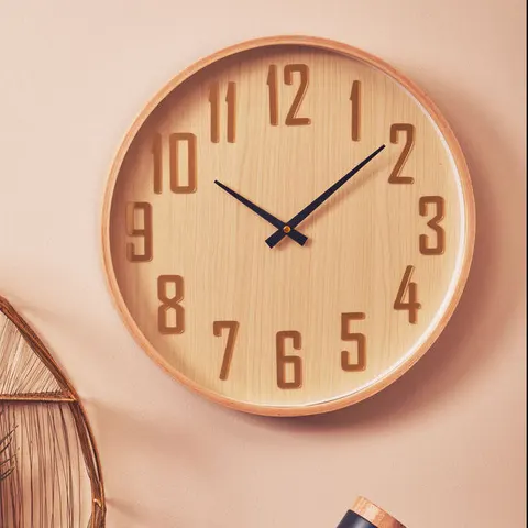 Vitus Natural Wall Clock – image 1
