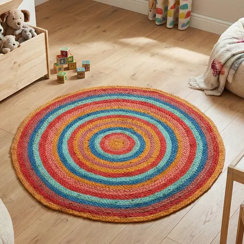Kids Multicolour Rug Multi – image 1