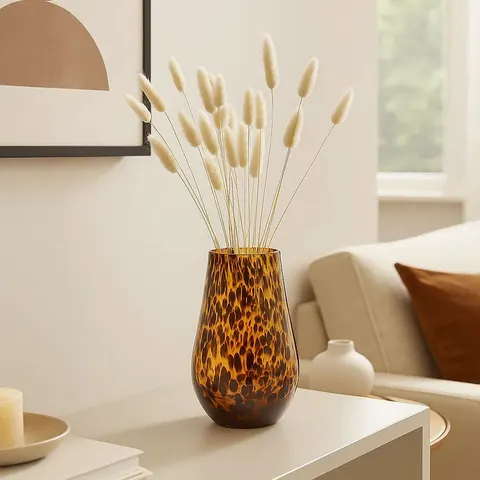 Small Tortoise Shell Effect Vase | Celia – image 1