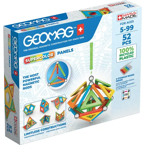 Supercolor Panels 52 pcs - Geomag – image 1
