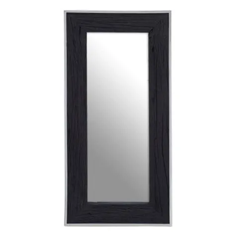 Kerala Black Rectangular Mirror Black – image 1