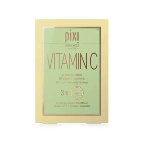 Pixi - Vitamin C Energizing Infusion - 3 Sheet Mask – afbeelding 1