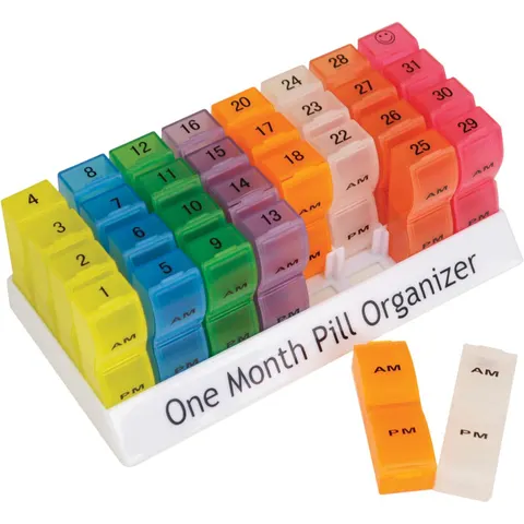 Aidapt Monthly Pill Organizer Box – image 1