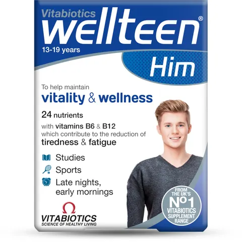 Vitabtiotics Wellteen Him Tablets | 30s – image 1