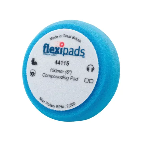 Flexipads World Class Blue Compounding / Polishing Foam 150 X 50Mm Grip – image 1