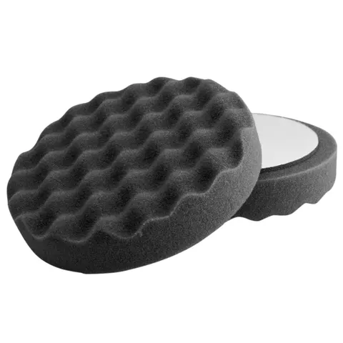 Flexipads World Class Black Waffle Super Soft Finishing Pad 150Mm – image 1