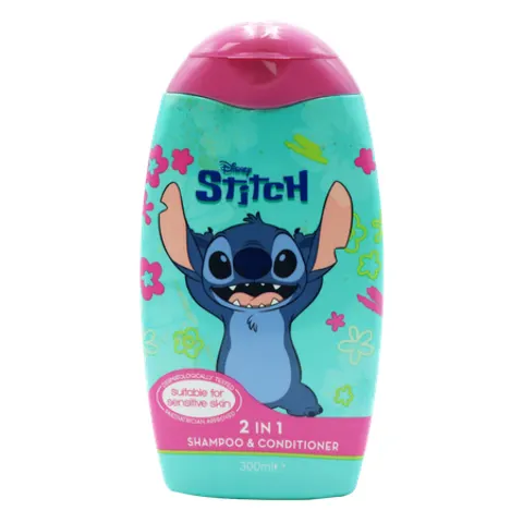 Shampoo e balsamo 2 in 1 Disney Stitch – 300 ml – immagine 1