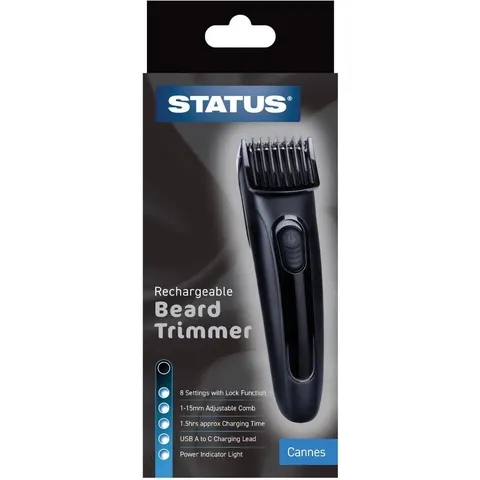 STATUS Cannes Rechargeable Hair Clippers - Black – image 1