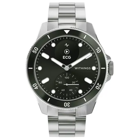 ScanWatch Nova 42mm Grün/Silber Smartwatch – Bild 1