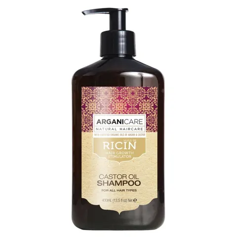 Arganicare Ricin Stimulerende Shampoo 400 ml – afbeelding 1