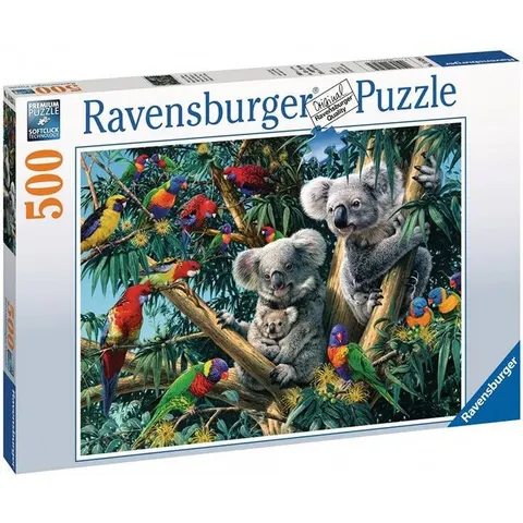 Ravensburger Puzzle 500 pcs : Koalas dans l'arbre – image 1