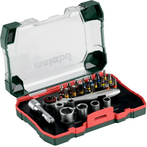 Metabo Bit- und Ratschen-Box SP 26-teilig, 626701000) – Bild 1