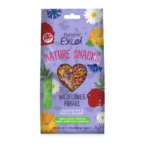 Burgess Excel Wildflower Forage 75g x 1 – image 1