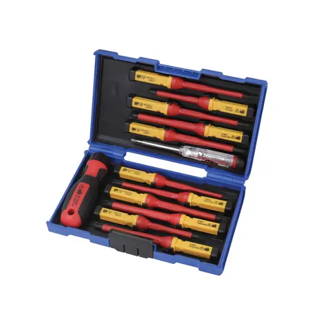 Faithfull 13 Piece Interchangeable VDE Insulated Screwdriver Set – image 1