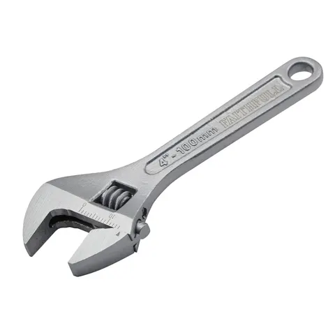 Faithfull Chrome Adjustable Spanner – FAIAS100MC – image 1