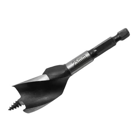 Faithfull Tri-Point Speed Stubby Auger Drill Bits – FAITPAS25 – image 1