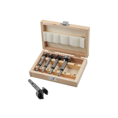 Faithfull 5 Piece Forstner Drill Bit Set – image 1