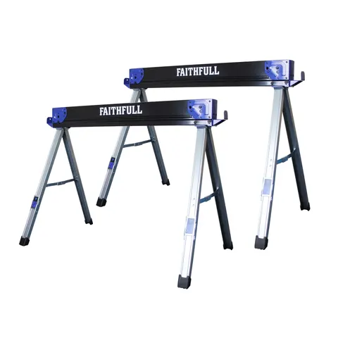 Faithfull Folding Saw Horse Pair – image 1